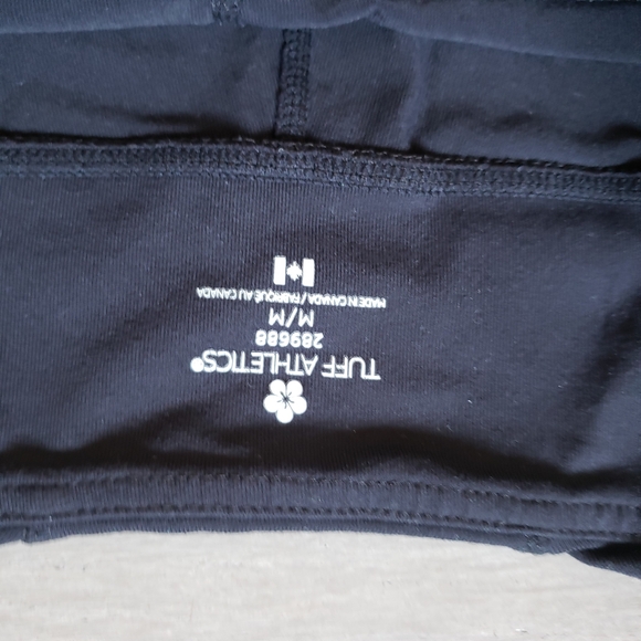 Tuff Athletics Balck Sinch Back Biker Shorts Size Medium - Picture 6 of 8